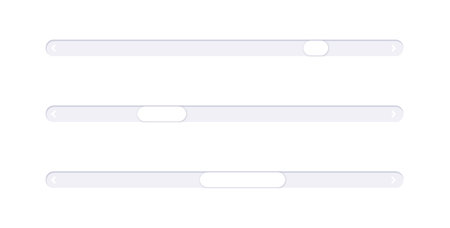 Scrollbar web iconのイラスト素材