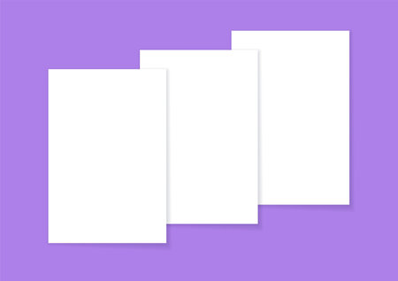 Paper document stackのイラスト素材