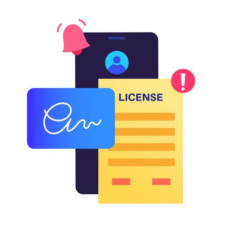 Digital Signature Signingのイラスト素材