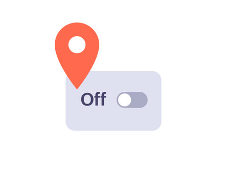 Disable GPS toggleのイラスト素材