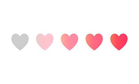 Love meter elementのイラスト素材