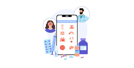 Systemic lupus erythematosusのイラスト素材