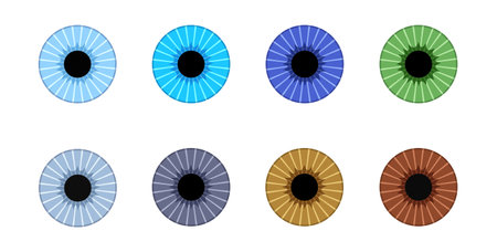 Iris medical posterのイラスト素材