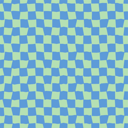 Psychedelic checkerboard poster