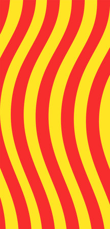 catalonia flag senyeraのイラスト素材