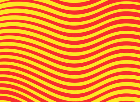 catalonia flag senyeraのイラスト素材