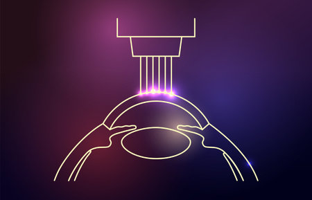 LASIK eye surgeryのイラスト素材