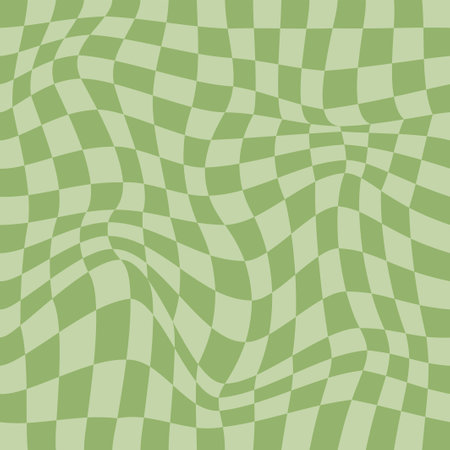 Psychedelic checkerboard posterのイラスト素材
