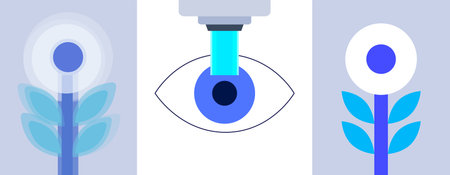 LASIK eye surgeryのイラスト素材