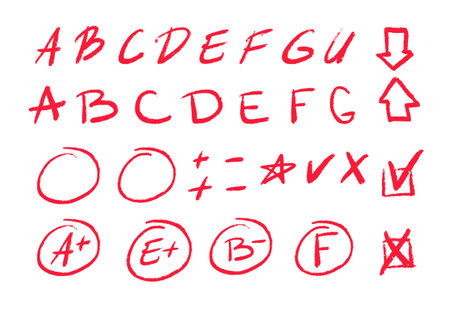 Teacher grading notes