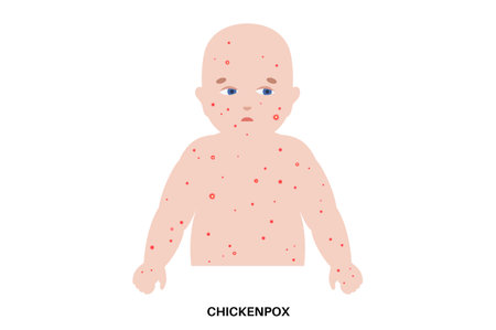 Varicella medical posterのイラスト素材