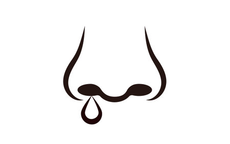 Runny nose posterのイラスト素材