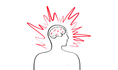 Brain disease concept