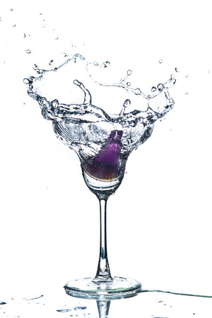 The movement of the water Into artの写真素材