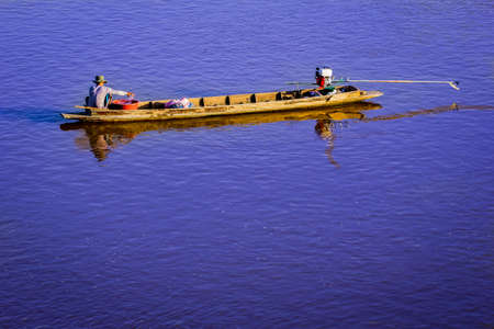 Life fishermen on fishing boats.の写真素材