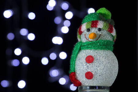 Christmas snowmanの写真素材