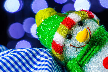 Christmas snowmanの写真素材