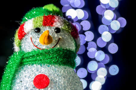 Christmas snowmanの写真素材