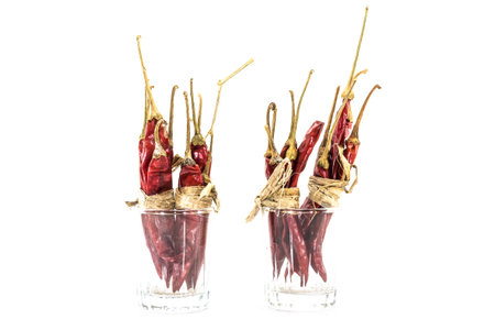 Dried red pepperの写真素材