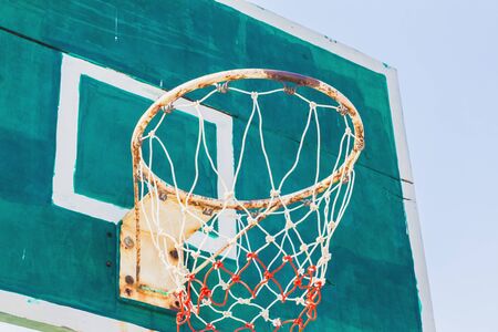 basketball hoopの写真素材