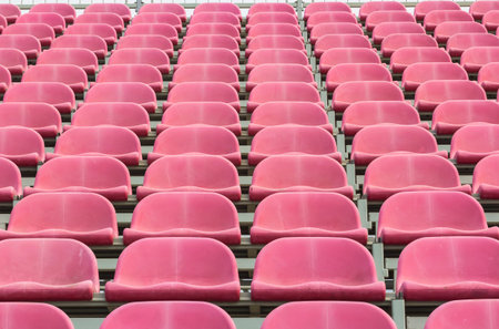 Chairs football stadiumの写真素材