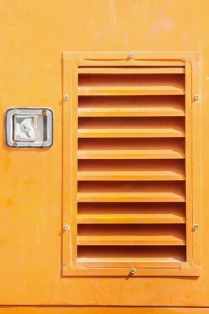 Rusty door handle of classic old truckの写真素材