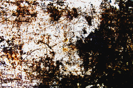 Rusty metal painted plate background