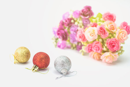 Ball Christmas day of happiness.の写真素材