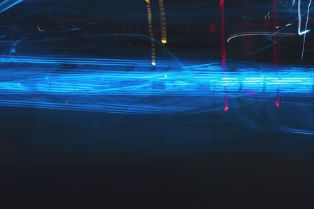 The city colors of light dancing abstract background.の写真素材