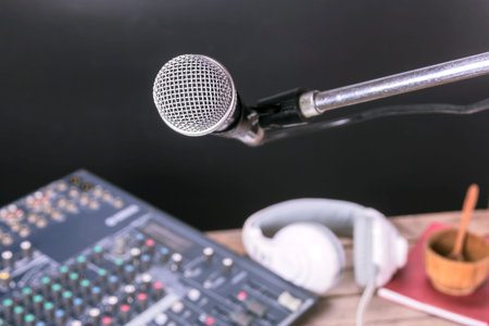 Recording Microphones.