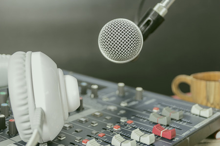 Recording Microphones and Multimedia Peripherals.の写真素材