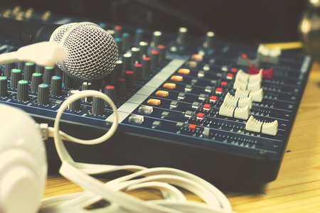 The time of working with the recording device.の写真素材