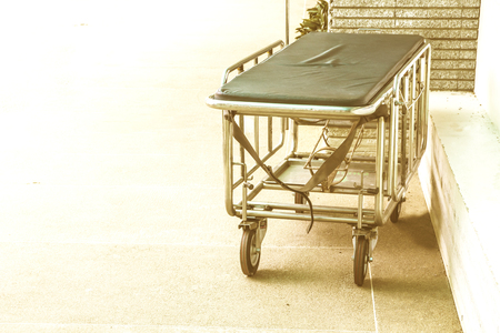 Trolley in the hospital.の写真素材