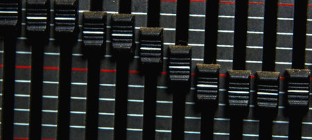 Slide the volume control of the audio mixer.