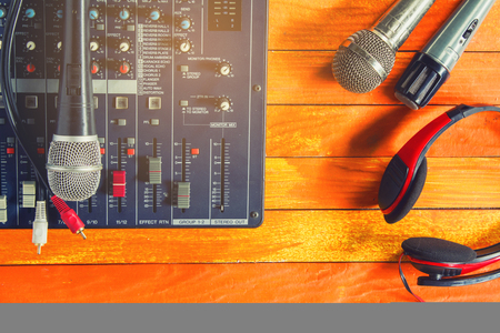 Audio Recording Equipment.の写真素材