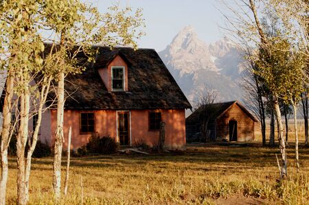 Fresh Morning Light in Grand Teton National Parkの写真素材
