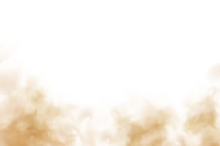 Dust sand cloud on a dusty road from a car.のイラスト素材