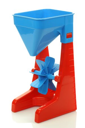 beach toy on a white background の写真素材
