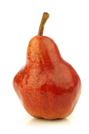 Fresh Bartlett Pear on a white background の写真素材