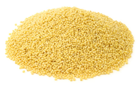 millet on a white backgroundの写真素材