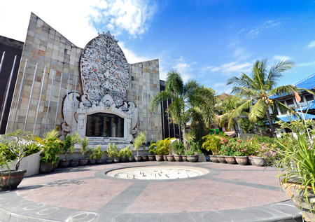 Bali bombing memorial, Kuta, Indonesiaの写真素材
