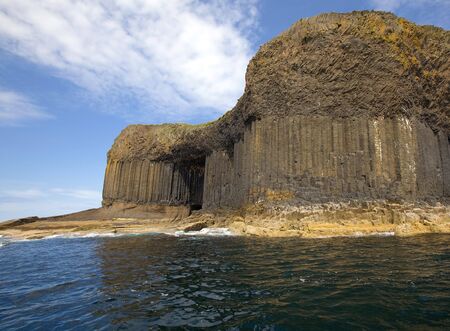 Fingal's Cave on the Isle of Staffaの写真素材