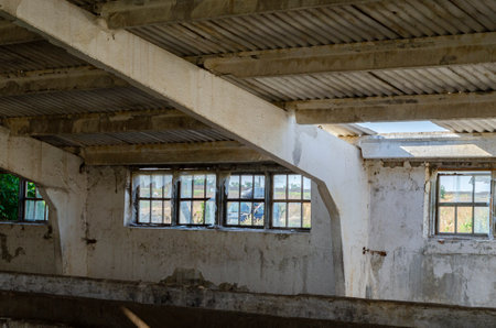 an old abandoned farmの写真素材