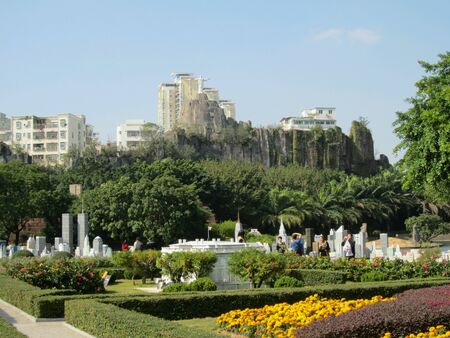 A beautiful scenery in Chinaの素材