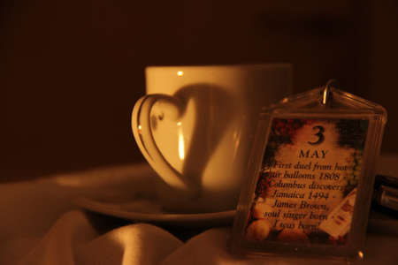 Cup of coffee on 3 may in syria my loveの写真素材