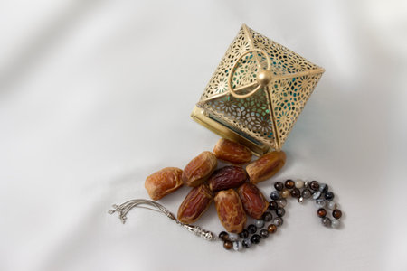Dates With Lantern and rosary - Upper view