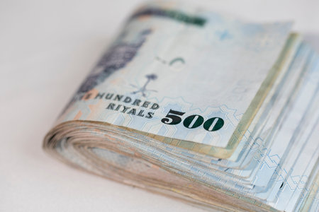 Saudi Riyal is the Currency of Saudi Arabia Countryの写真素材