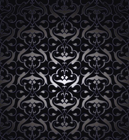 Seamless colorful  arabesque backgroundのイラスト素材