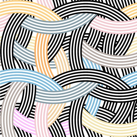 Seamless stryped arch backgroundのイラスト素材