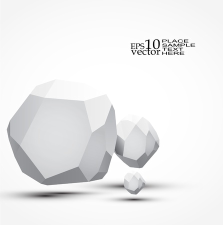 Abstract polygon backgroundのイラスト素材